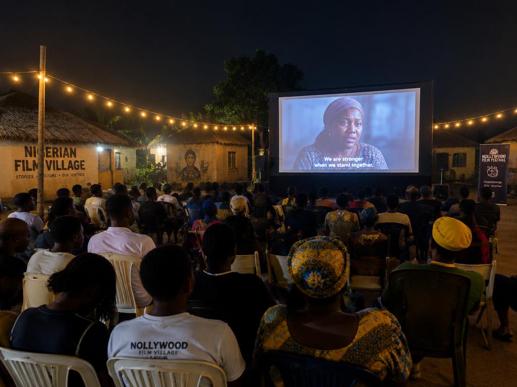 Open-air Nollywood Screening